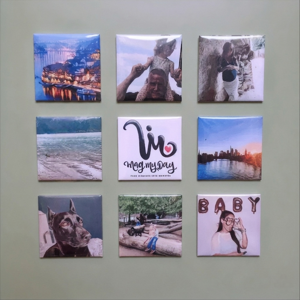 Personalisierbarer Magnet – 5×5 cm