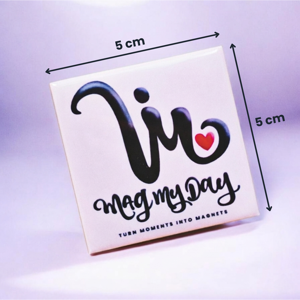 Personalisierbarer Magnet – 5×5 cm